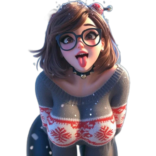 dress, staff, creature, face transparent PNG cut-out