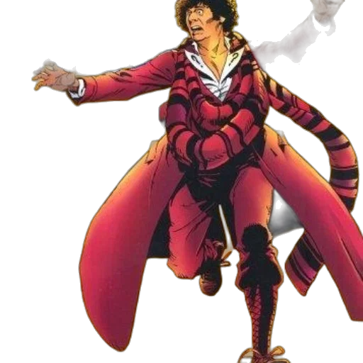 jacket, staff, dragon, creature transparent PNG cut-out