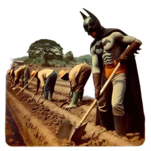 comic book art, concept art, batman, others transparent PNG cut-out