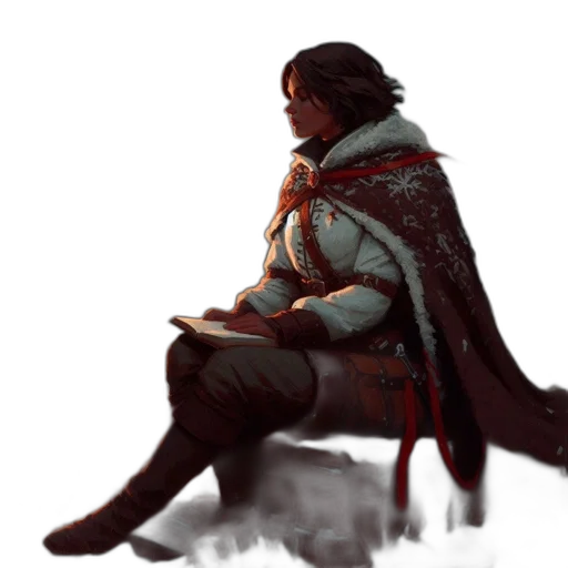 sword, jacket, staff, concept art transparent PNG cut-out