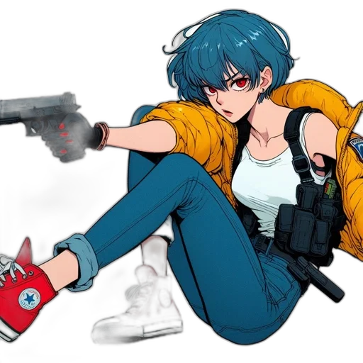 weapon, robot, anime, concept art transparent PNG cut-out