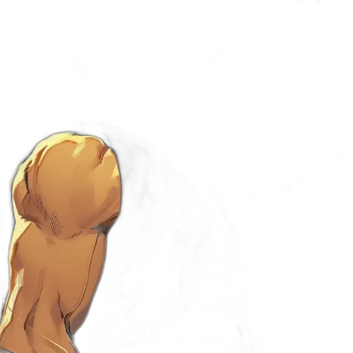 hair, creature, staff, animal transparent PNG cut-out