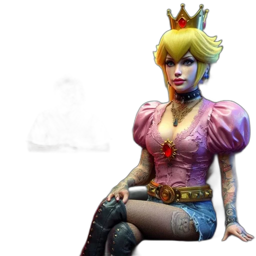 crown, staff, concept art, fantasy art transparent PNG cut-out