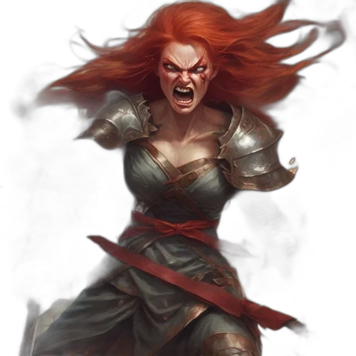 face, fantasy art, concept art, comic book art transparent PNG cut-out