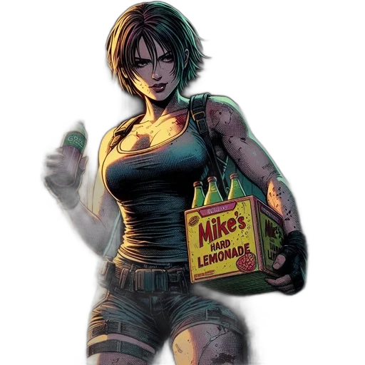 food, bottle, comic book art, concept art transparent PNG cut-out