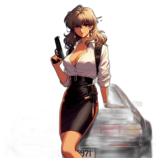 weapon, car, concept art, pixel art transparent PNG cut-out