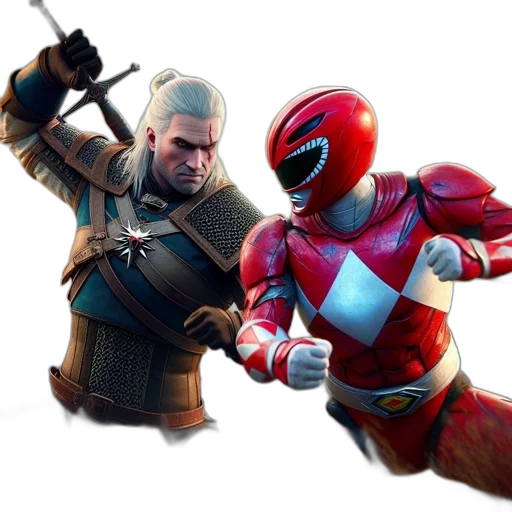 concept art, 3d render, character, witcher transparent PNG cut-out
