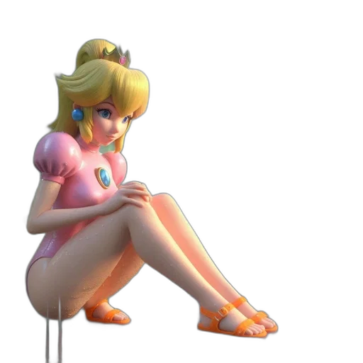 dress, concept art, 3d render, pixel art transparent PNG cut-out