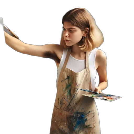 staff, dress, food, jewelry transparent PNG cut-out