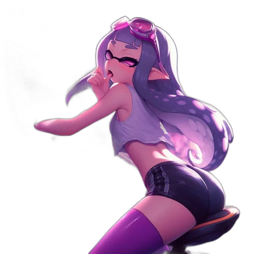 weapon, staff, dress, creature transparent PNG cut-out