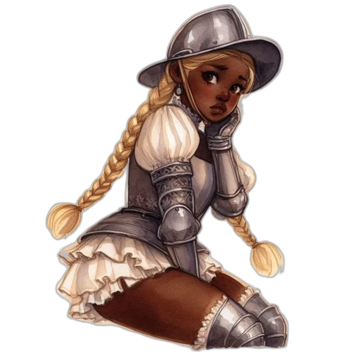 fantasy art, concept art, watercolor, comic book art transparent PNG cut-out