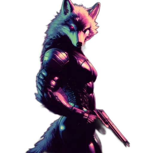 weapon, animal, staff, jacket transparent PNG cut-out