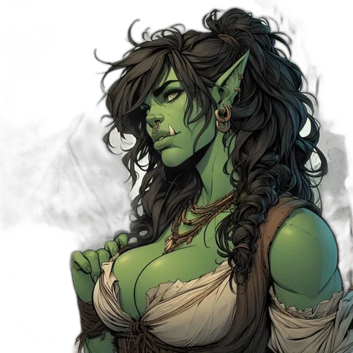 fantasy art, concept art, comic book art, pixel art transparent PNG cut-out