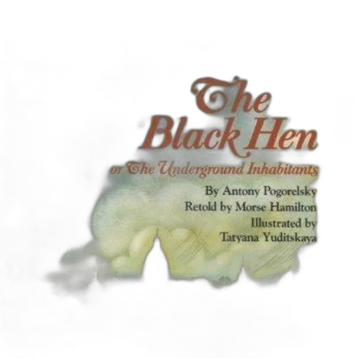 concept art, 3d render, black, hen transparent PNG cut-out