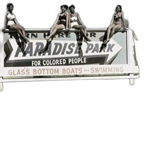 3d render, vintage, advertisement, paradise transparent PNG cut-out