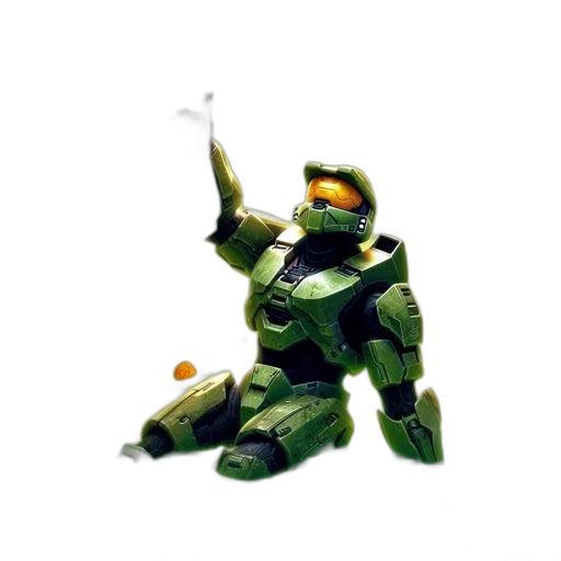 robot, weapon, 3d render, concept art transparent PNG cut-out