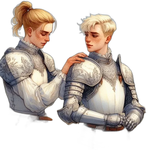 concept art, fantasy art, pixel art, watercolor transparent PNG cut-out