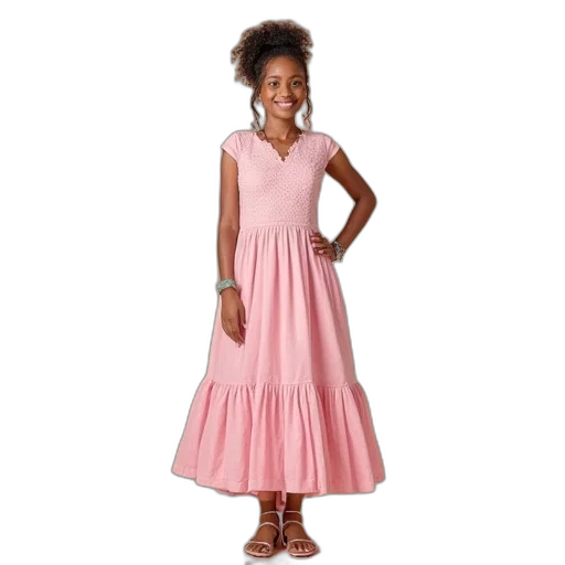 dress, light, pink, kurti transparent PNG cut-out