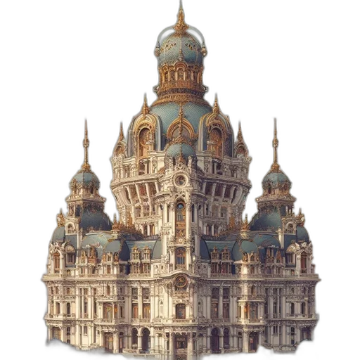 building, crown, furniture, jewelry transparent PNG cut-out