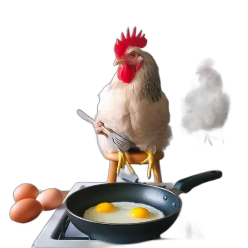 food, animal, photorealistic, 3d render transparent PNG cut-out
