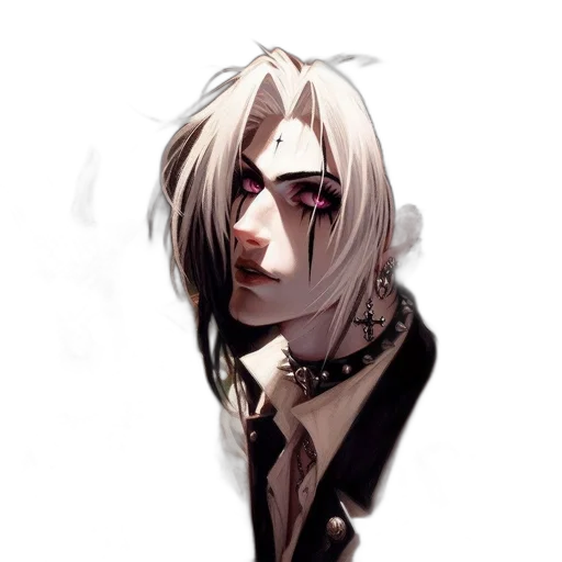 face, mask, staff, creature transparent PNG cut-out