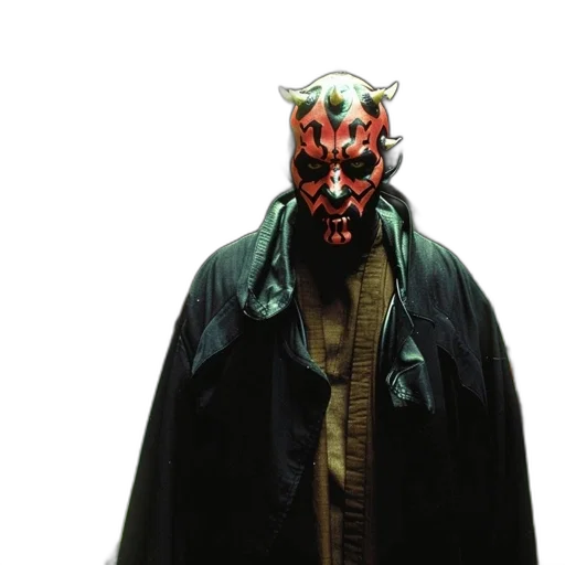 mask, jacket, face, staff transparent PNG cut-out