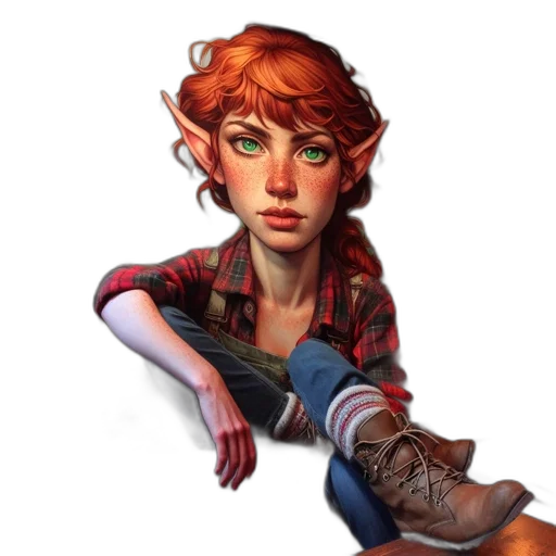 face, concept art, fantasy art, comic book art transparent PNG cut-out