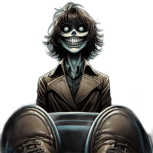 mask, face, jacket, shoes transparent PNG cut-out