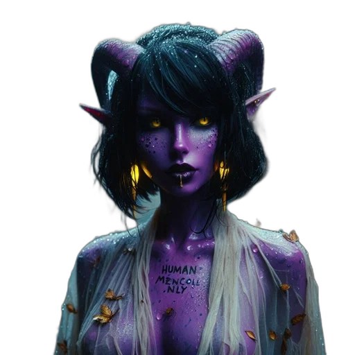 dragon, face, jewelry, staff transparent PNG cut-out
