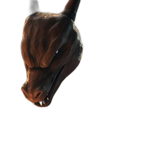 animal, dragon, creature, staff transparent PNG cut-out