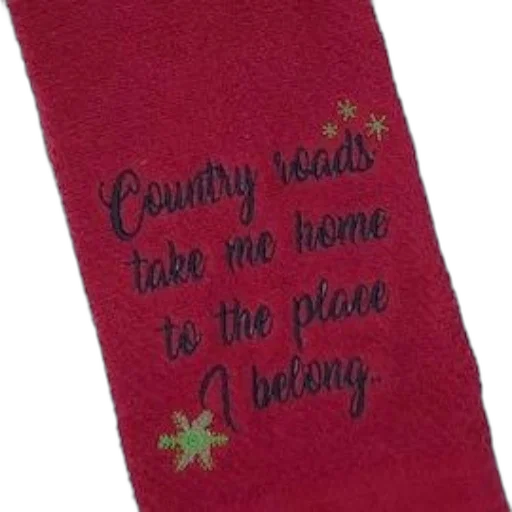 red, towel, festive, green transparent PNG cut-out