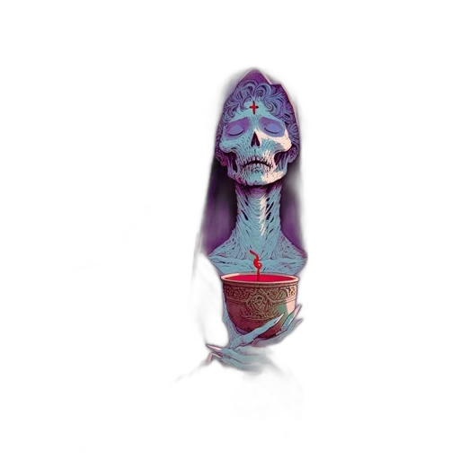 jewelry, mask, staff, creature transparent PNG cut-out