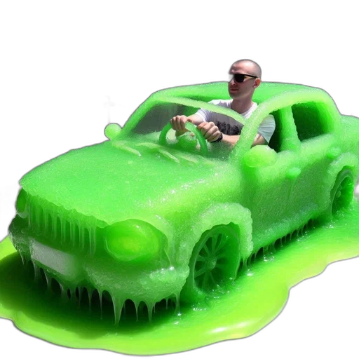 car, creature, animal, 3d render transparent PNG cut-out