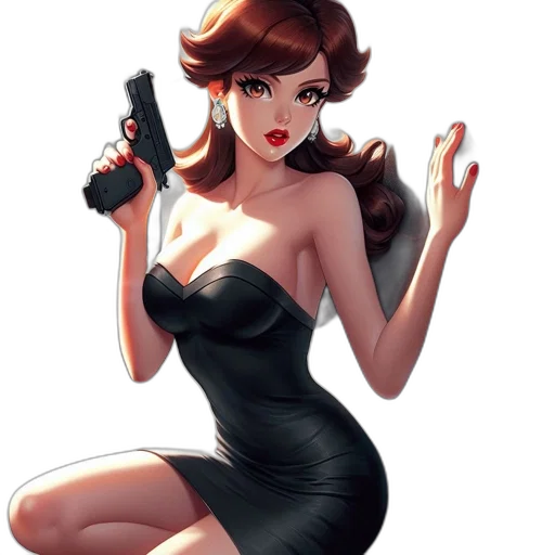 weapon, dress, cartoon, comic book art transparent PNG cut-out