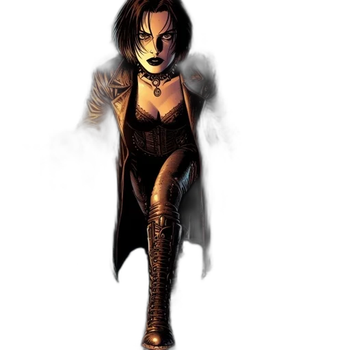 comic book art, concept art, fantasy art, pixel art transparent PNG cut-out