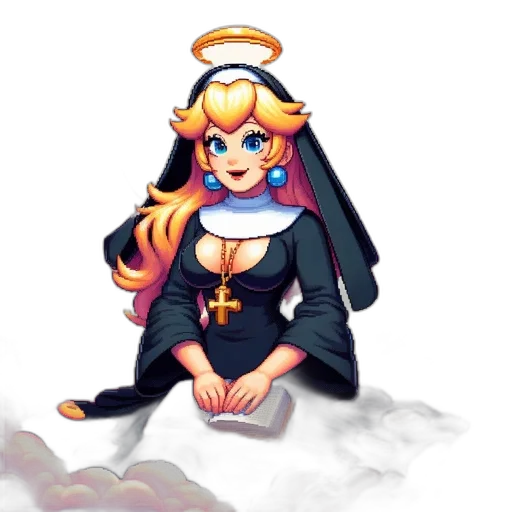 staff, crown, pixel art, concept art transparent PNG cut-out