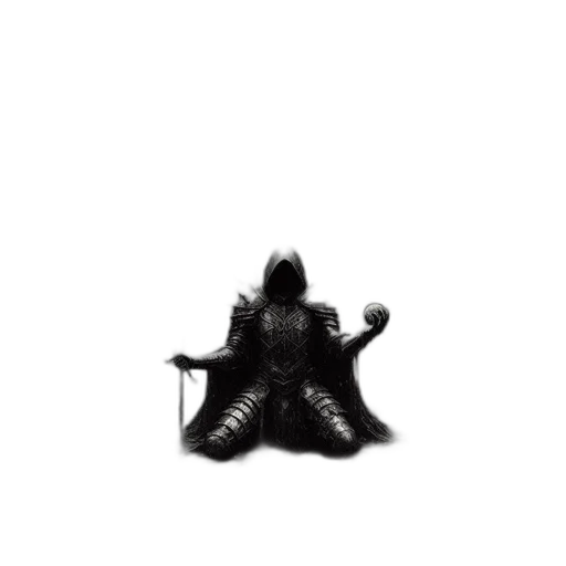 creature, sword, mask, robot transparent PNG cut-out