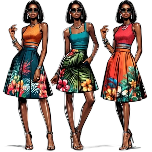 dress, concept art, cartoon, photorealistic transparent PNG cut-out