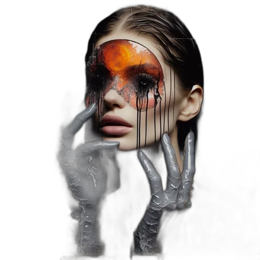 mask, face, robot, jewelry transparent PNG cut-out