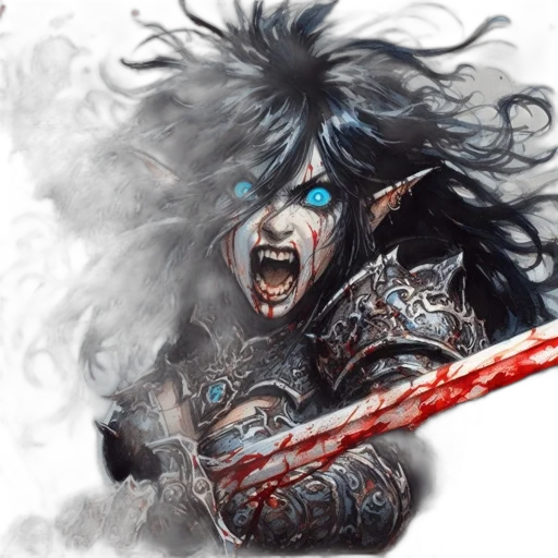 sword, fantasy art, concept art, comic book art transparent PNG cut-out