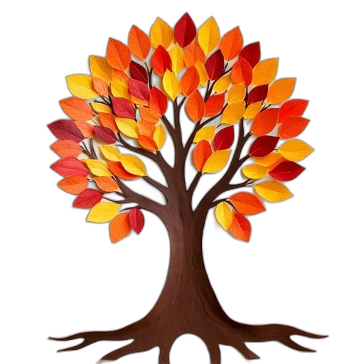 tree, crown, staff, 3d render transparent PNG cut-out
