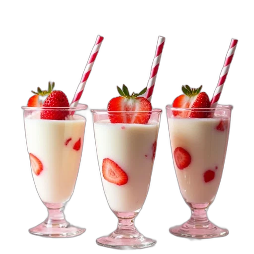food, 3d render, photorealistic, three transparent PNG cut-out