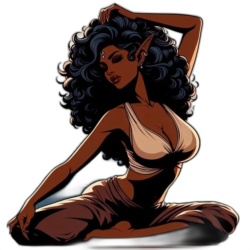 comic book art, cartoon, concept art, fantasy art transparent PNG cut-out