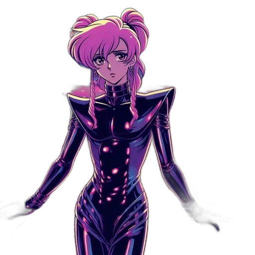 robot, jacket, anime, concept art transparent PNG cut-out