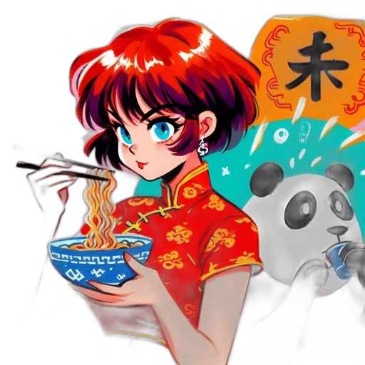 food, vaporwave, anime, concept art transparent PNG cut-out
