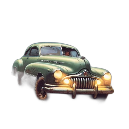 car, robot, weapon, concept art transparent PNG cut-out