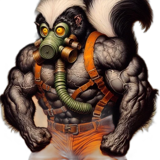 animal, concept art, comic book art, fantasy art transparent PNG cut-out