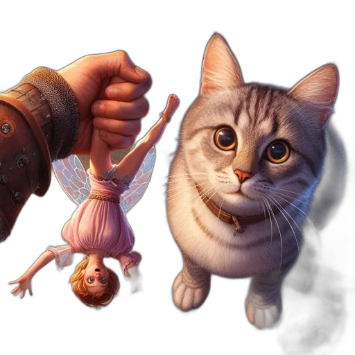 creature, staff, animal, dragon transparent PNG cut-out