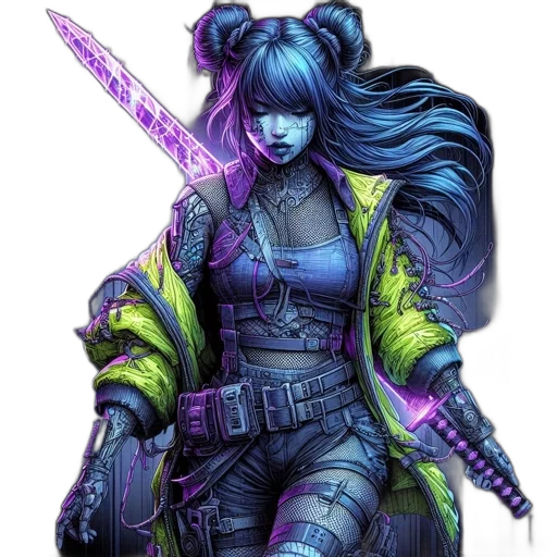 staff, sword, weapon, jacket transparent PNG cut-out