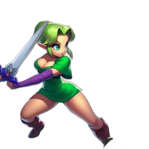 weapon, staff, sword, dress transparent PNG cut-out
